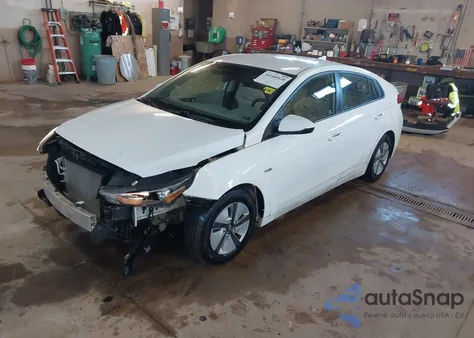 2018 Hyundai Ioniq Hybrid Blue z USA, uszkodzony, nr VIN KMHC65LC6JU073295